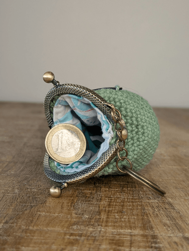 Mini minaudière verte