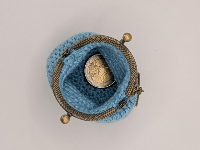 Mini minaudière bleue