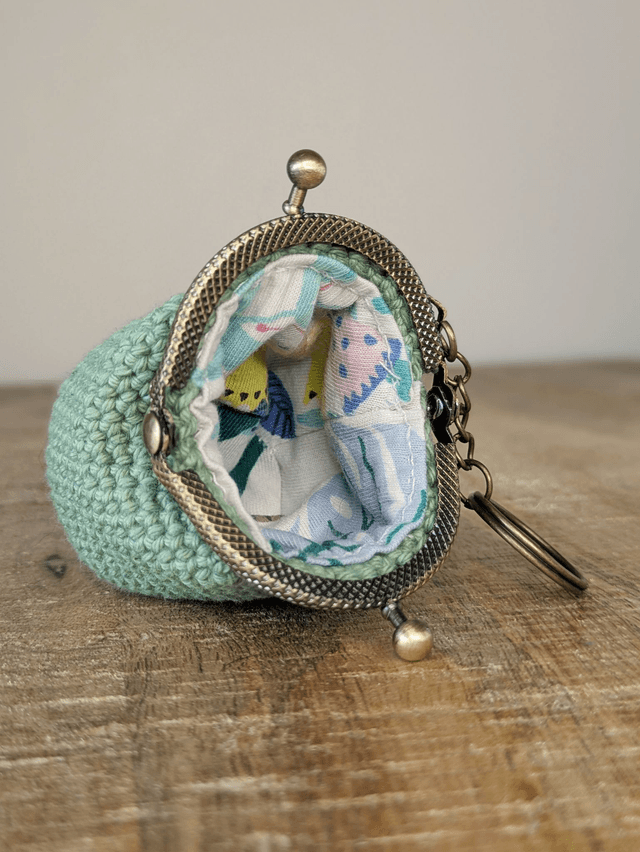 Mini minaudière verte
