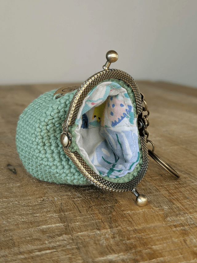 Mini minaudière verte